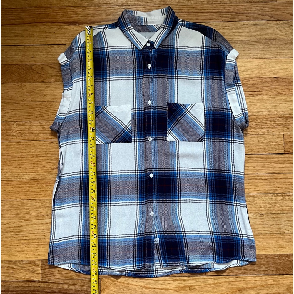 Rails Plaid Rolled Sleeve Button Down Shirt - Picture 12 of 14